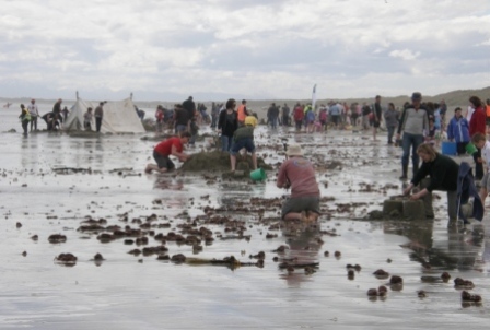 350 event - building sandcastles